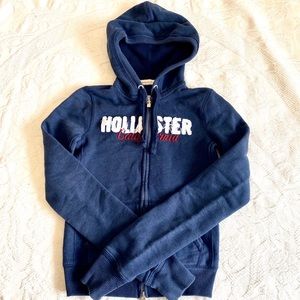 Like-New Hollister Navy Blue Hoodie